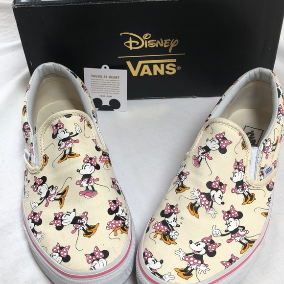 minnie mouse vans womens size 9